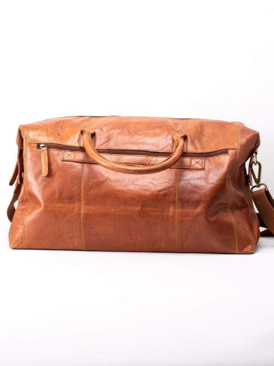 Weekendbag i skinn hos Malungsbutiken