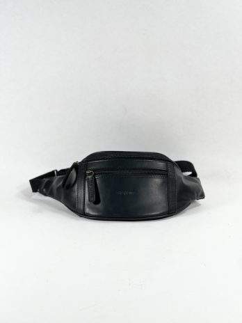 Midjeväska bumbag skinn svart
