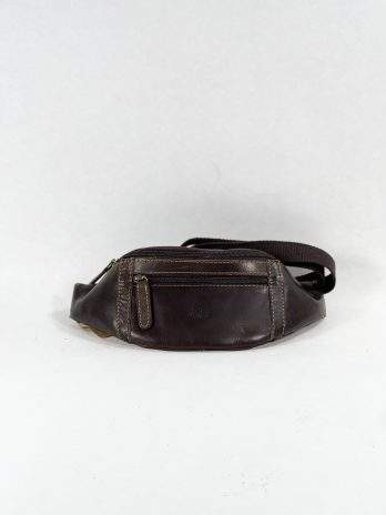 Midjeväska bumbag skinn brun