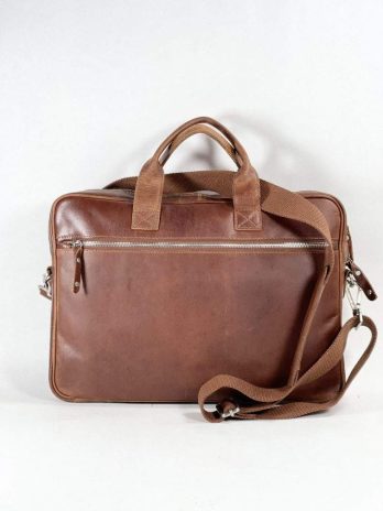 Datorväska i skinn brun 13″